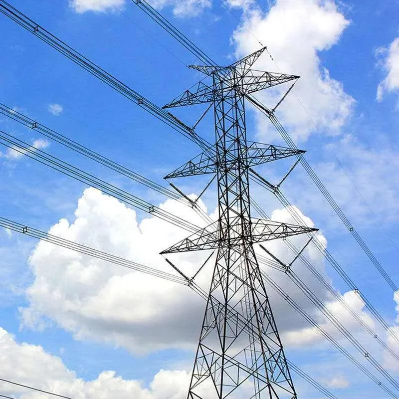 132kV गैल्वेनाइज्ड एंगल स्टील ट्रांसमिशन टॉवर