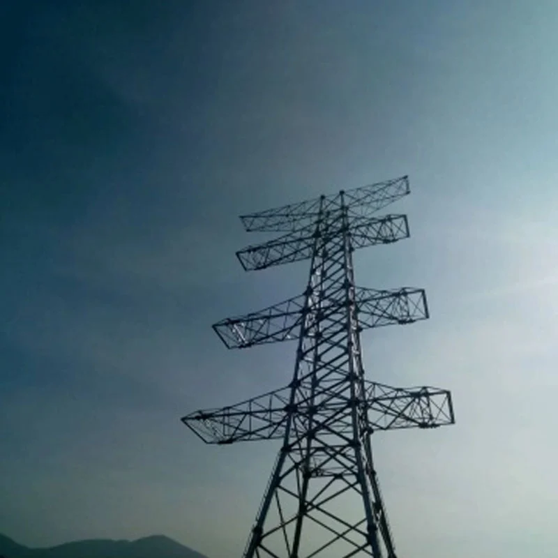 220kV डबल सर्किट लैटिस स्टील टॉवर