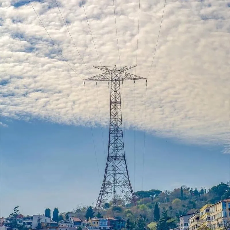 हाई वोल्टेज स्टील पाइप टॉवर